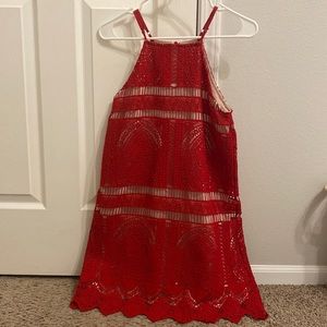 Francesca’s size small red dress